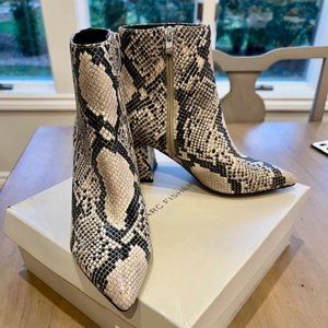 Marc Fisher Retire Bootie - Snake Printed Leather 7.5